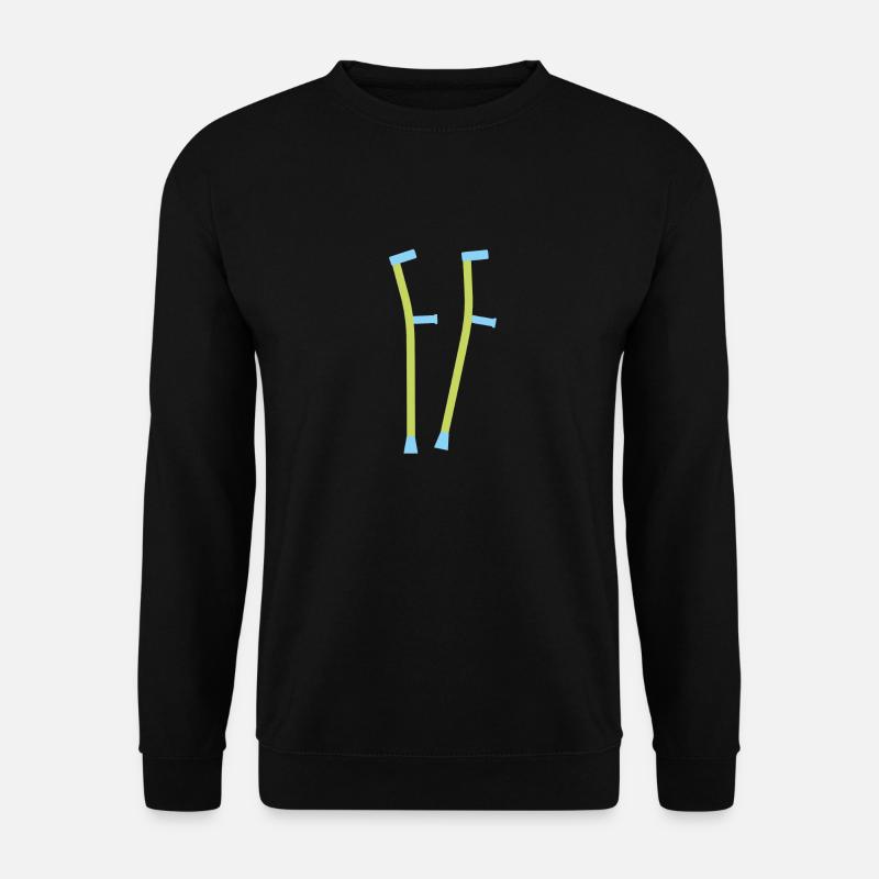 Krücken - Unisex Pullover - Schwarz