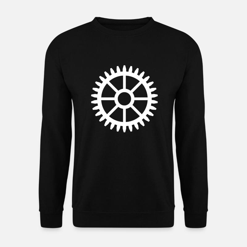 Conception de modèle d'engrenage - Sweat-shirt Unisexe - noir