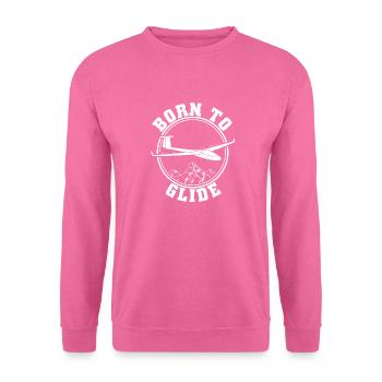Segelflug Shirts | Segelflieger Flugplatz Geschenk - Unisex Pullover - Pink - Vorne