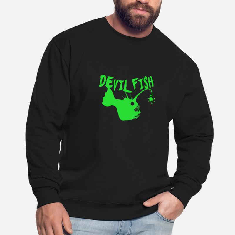 Fish devil fish Funny gift idea Unisex Sweatshirt
