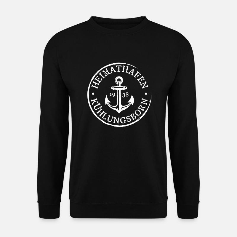 Kühlungsborn Heimathafen 1938 Andenken Geschenk - Unisex Pullover - Schwarz