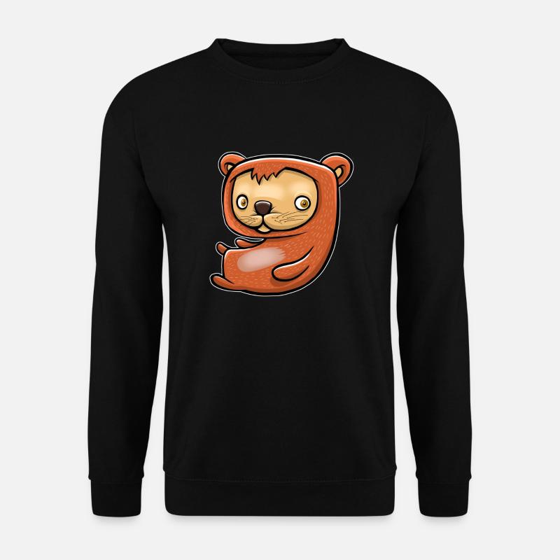 Happy Little Hamster - Unisex Pullover - Schwarz