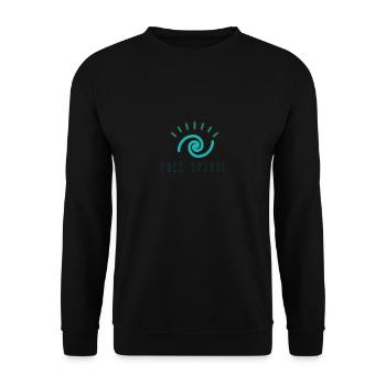 Spirale - Unisex Pullover - Schwarz - Vorne - Alina (178cm) & Michal (187cm)