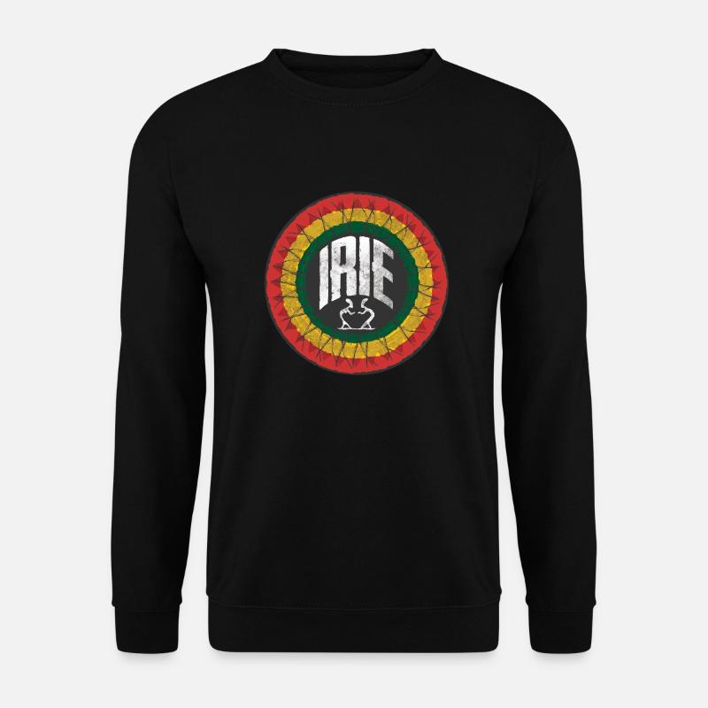 Irie Reggae - Unisex Pullover - Schwarz