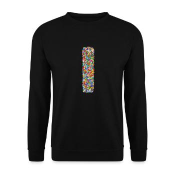 I - Sweat-shirt Unisexe - noir - Devant - Alina (178cm) & Michal (187cm)