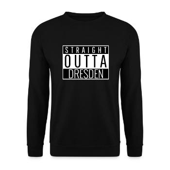 Dresde - Sweat-shirt Unisexe - noir - Devant - Alina (178cm) & Michal (187cm)