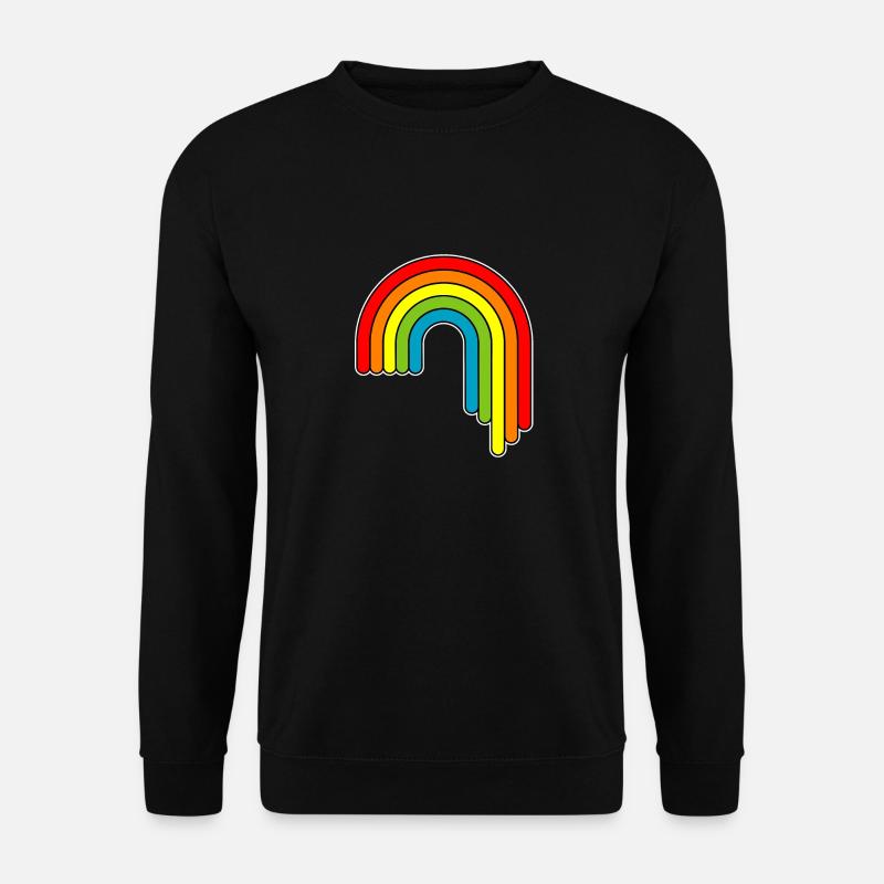 Regenbogen Rainbow - Unisex Sweatshirt - black