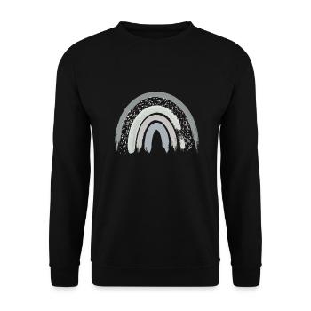 Rainbow Boho Rainbow Baby Boy - Unisex Sweatshirt - black - Front - Alina (178cm) & Michal (187cm)