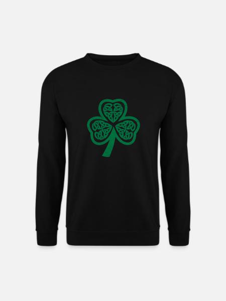 Shamrock symboles celtiques Idée cadeau drôle - Sweat-shirt Unisexe - noir