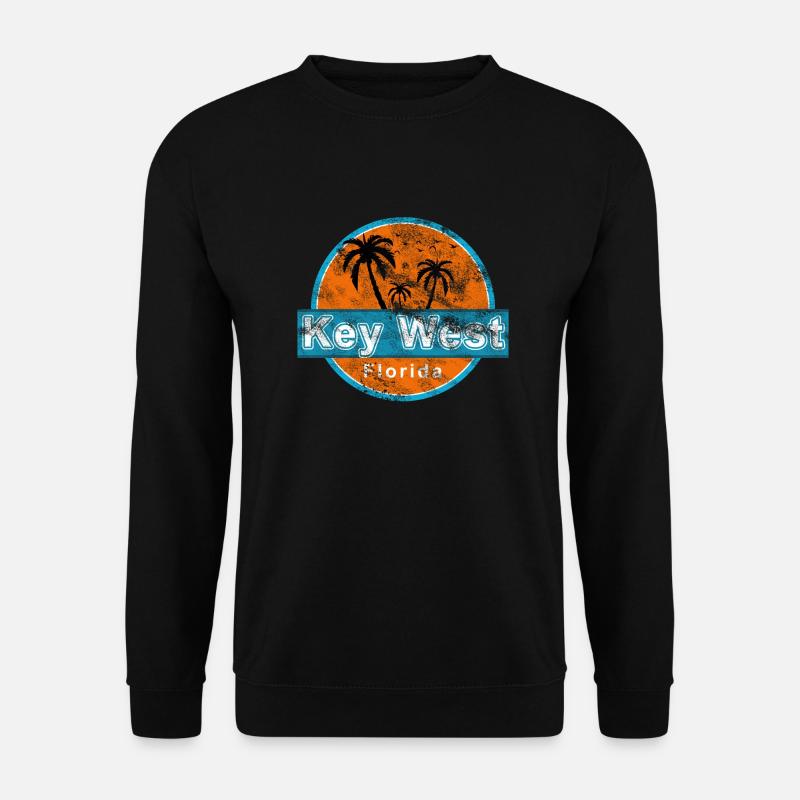 Key West Florida Vintage - Unisex Pullover - Schwarz