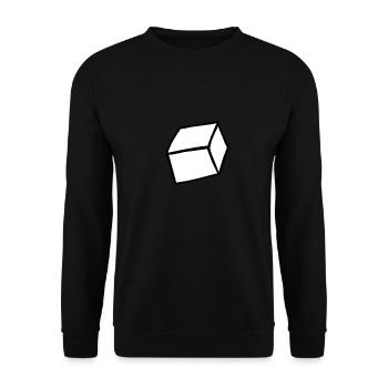 Zucker / Süße Kaffeedaten - Unisex Pullover - Schwarz - Vorne - Alina (178cm) & Michal (187cm)