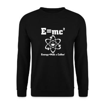 Physik Lehrer | Physiker Wissenschaft Geschenkidee - Unisex Pullover - Schwarz - Vorne - Alina (178cm) & Michal (187cm)