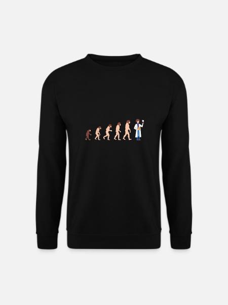 Evolution dentist Funny gift idea - Unisex Sweatshirt - black