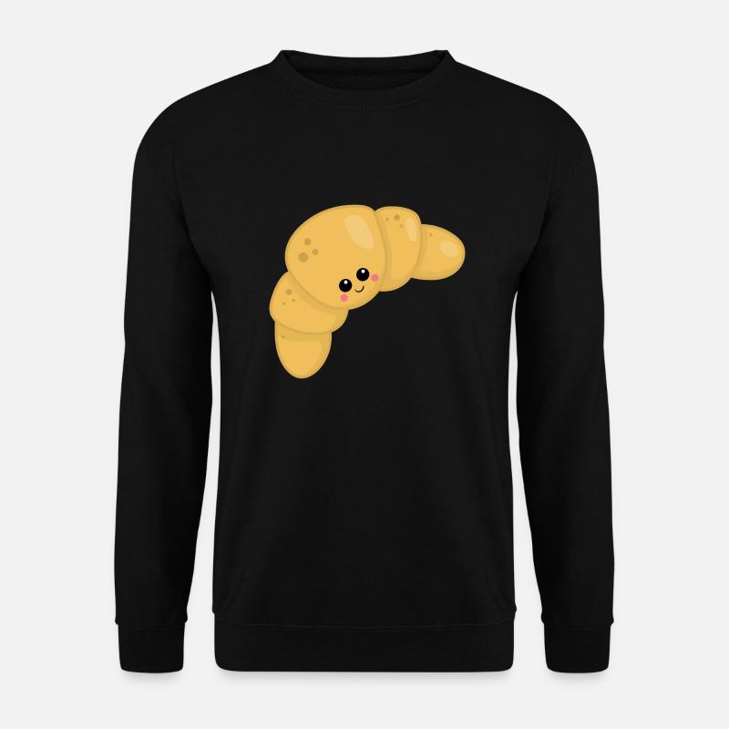 Croissant - Unisex Pullover - Schwarz