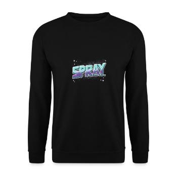 Graffiti et Spray Surfeurs - Sweat-shirt Unisexe - noir - Devant - Alina (178cm) & Michal (187cm)