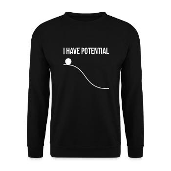 J'ai une école pour étudiants potentiels - Sweat-shirt Unisexe - noir - Devant - Alina (178cm) & Michal (187cm)