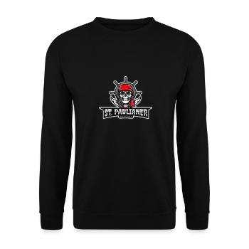 st paulian st pauli design - Sweat-shirt Unisexe - noir - Devant - Alina (178cm) & Michal (187cm)