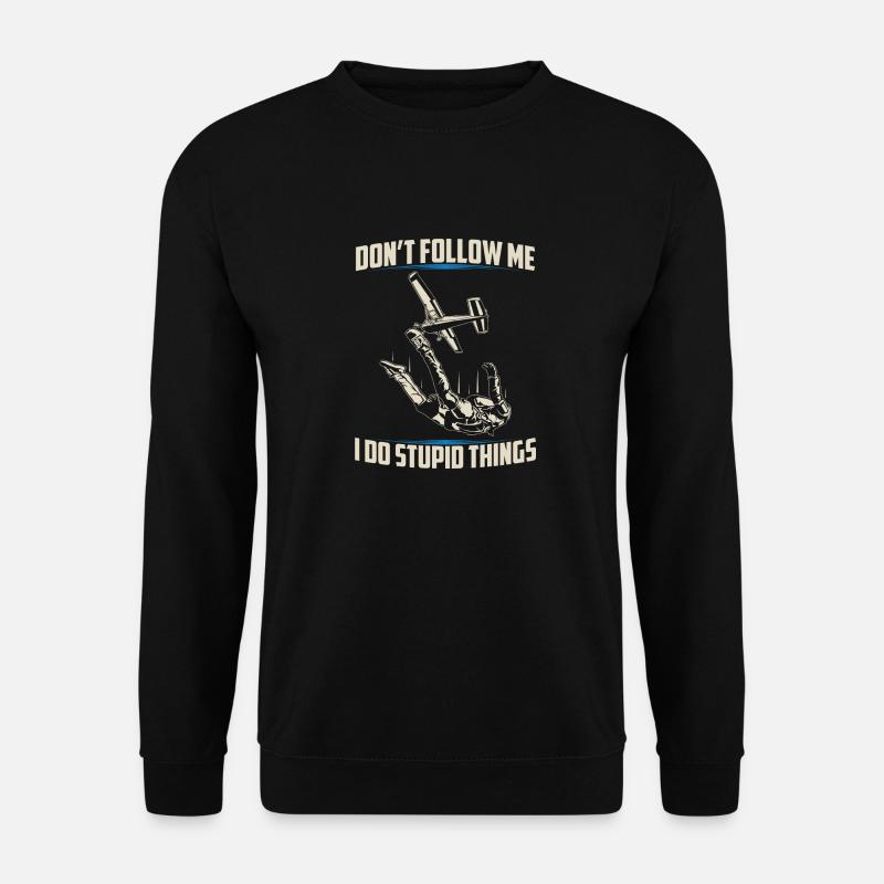Skydiving | Skydive skydiving gifts - Unisex Sweatshirt - black