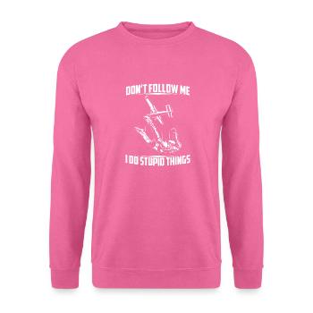Skydiving | Fallschirm Skydiver Skydive Geschenke - Unisex Pullover - Pink - Vorne