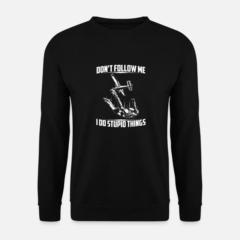 Skydiving | Parachute Skydiver Skydive Cadeaux - Sweat-shirt Unisexe - noir