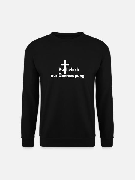 Katholisch Christliche Christen Kirche - Unisex Pullover - Schwarz