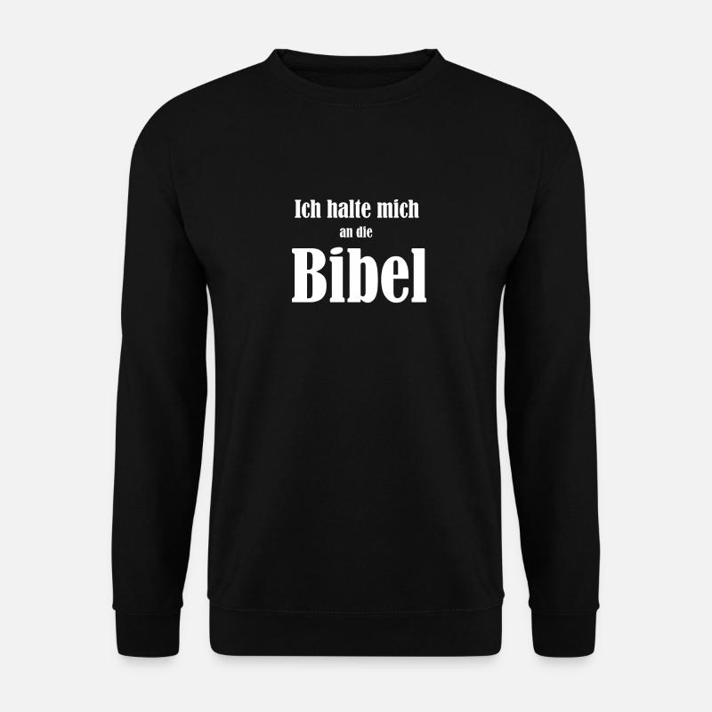Katholisch Evangelisch Christliche Christen Kirche - Unisex Pullover - Schwarz