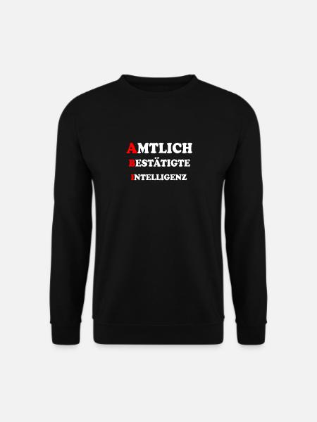 Abi Spruch cool lustig Abitur - Unisex Pullover - Schwarz
