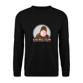 CHEWIE GUM ! - Sweat-shirt Unisexe - noir - Devant - Alina (178cm) & Michal (187cm)
