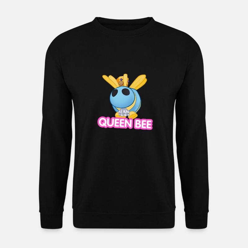 Bienenkönigin-Karikatur - Unisex Pullover - Schwarz