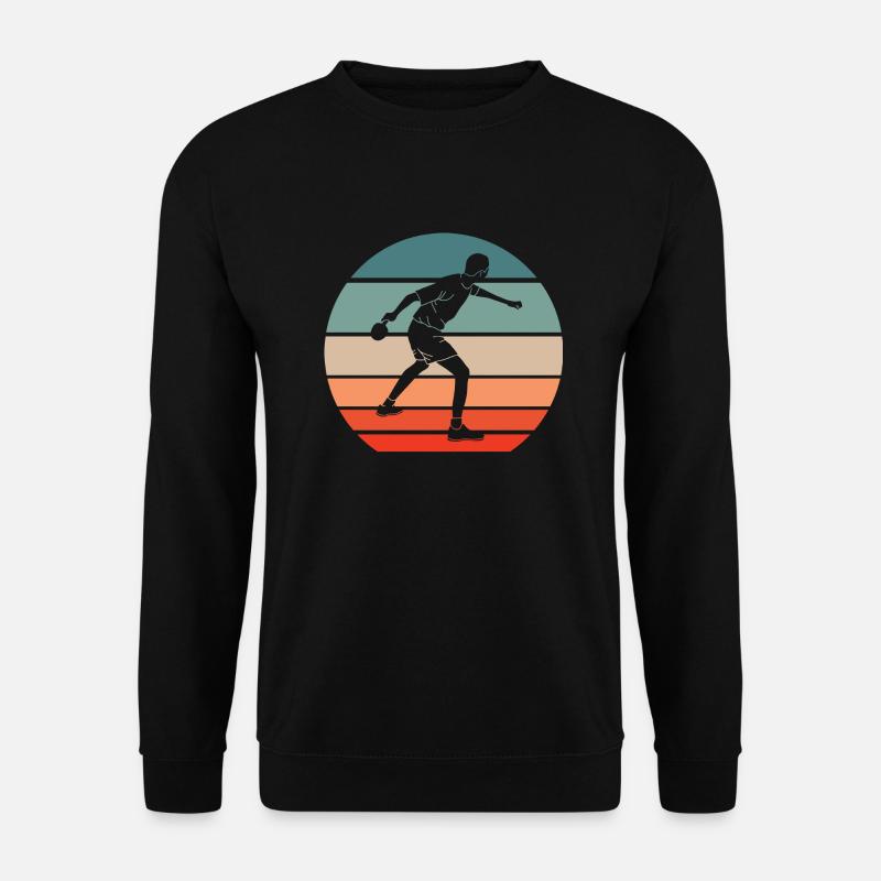 Table tennis table tennis player table tennis racket - Unisex Sweatshirt - black