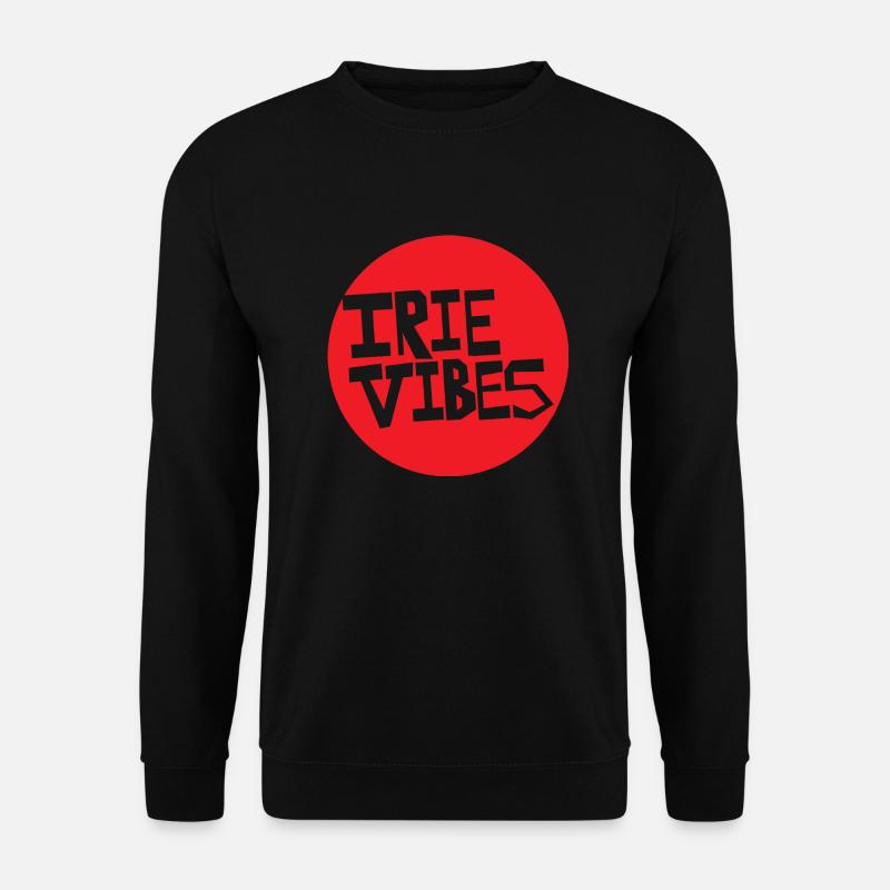 IRIE VIBES - Unisex Pullover - Schwarz