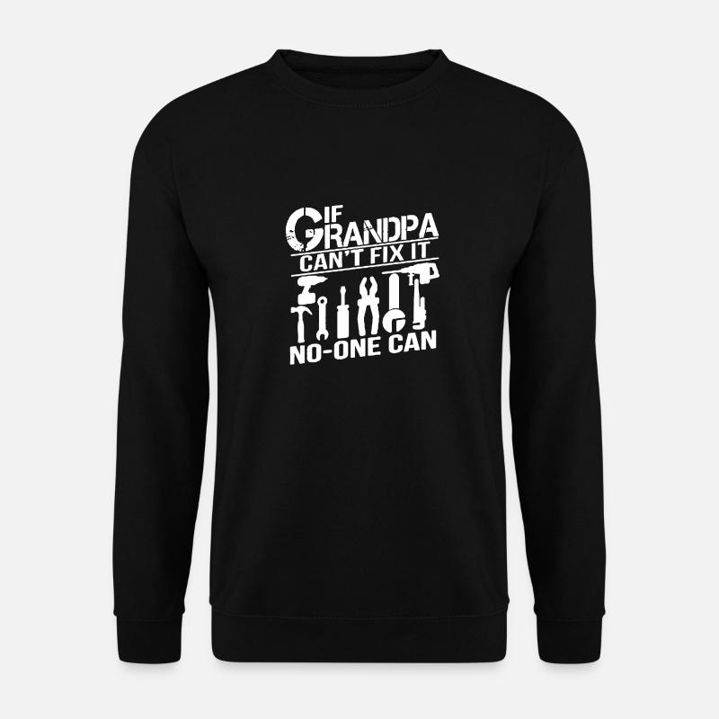 wenn Opa - Unisex Pullover - Schwarz