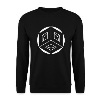 Agroglyphe 6w - Sweat-shirt Unisexe - noir - Devant - Alina (178cm) & Michal (187cm)