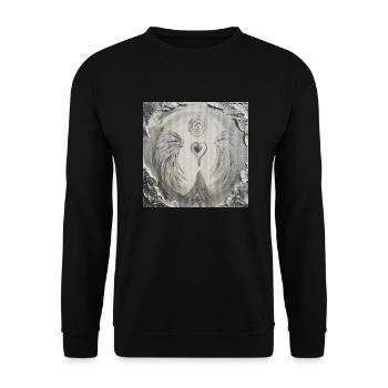 Ange du cœur de la purification - Sweat-shirt Unisexe - noir - Devant - Alina (178cm) & Michal (187cm)