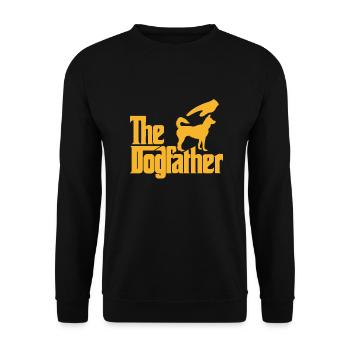Dogfather - Unisex Pullover - Schwarz - Vorne - Alina (178cm) & Michal (187cm)