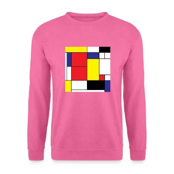 Idée cadeau vintage de symboles mathématiques art moderne - Sweat-shirt Unisexe - rose - Devant