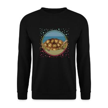 Tortue - Sweat-shirt Unisexe - noir - Devant - Alina (178cm) & Michal (187cm)