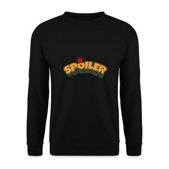 Spoiler Media Movie Fan Idée cadeau drôle - Sweat-shirt Unisexe - noir - Devant - Alina (178cm) & Michal (187cm)