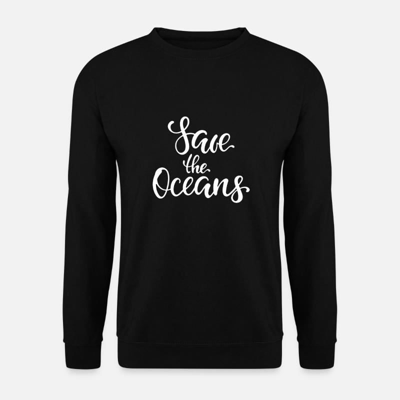 Ozeane retten - Unisex Pullover - Schwarz