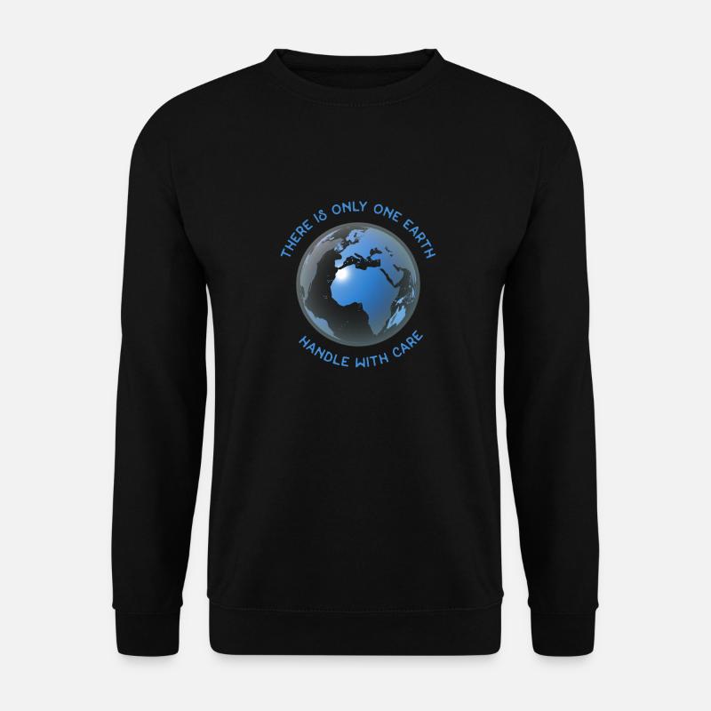 il n'y a qu'une seule terre - Sweat-shirt Unisexe - noir