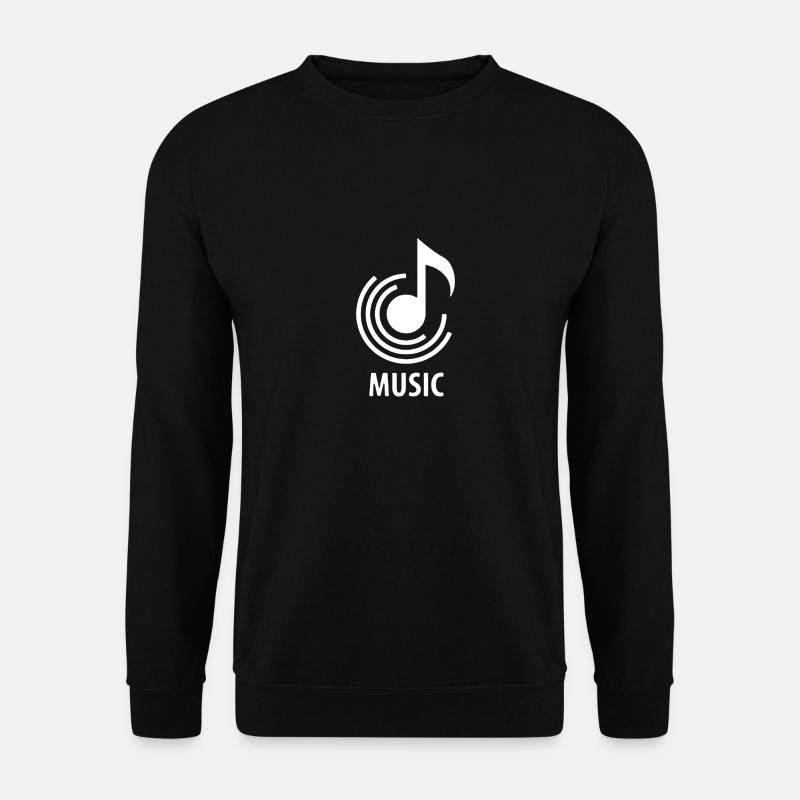 Musiknote - Unisex Pullover - Schwarz