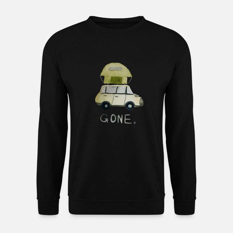 Dachzelt Camper - Unisex Pullover - Schwarz