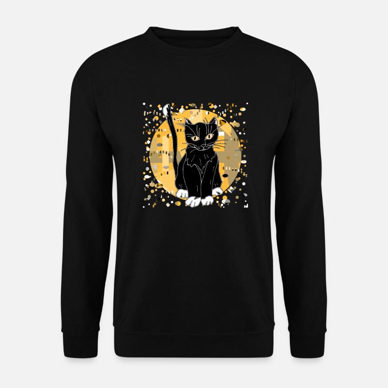 Katze - Unisex Pullover - Schwarz