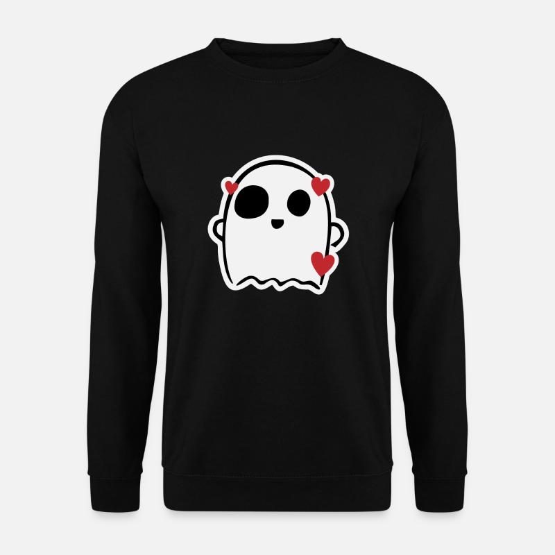 Cute lovely ghost - Unisex Sweatshirt - black