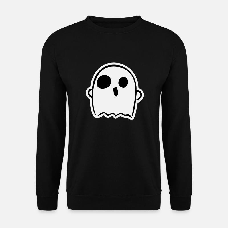 Cute Ghost - Unisex Pullover - Schwarz