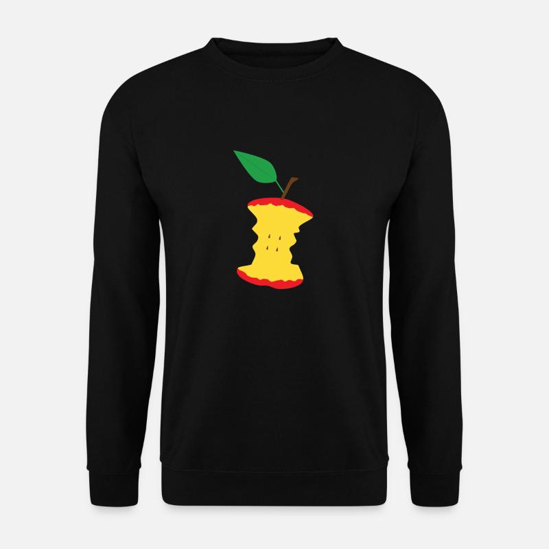 Apfel - Unisex Pullover - Schwarz