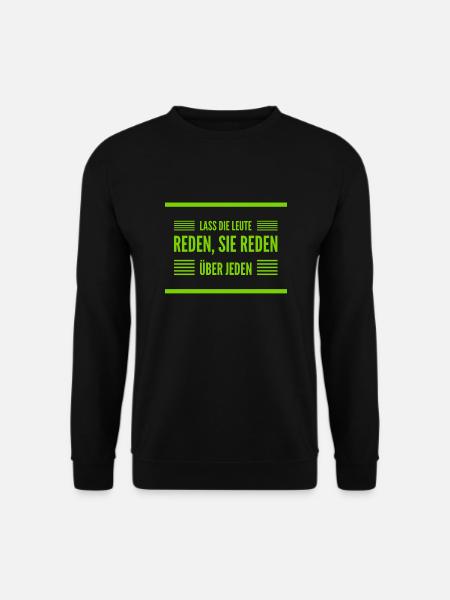 Klatsch und Tratsch - Unisex Pullover - Schwarz