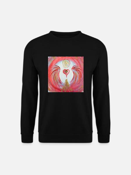 Herzengel der Sichtbarkeit - Unisex Pullover - Schwarz