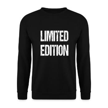 Limited Edition - Unisex Pullover - Schwarz - Vorne - Alina (178cm) & Michal (187cm)