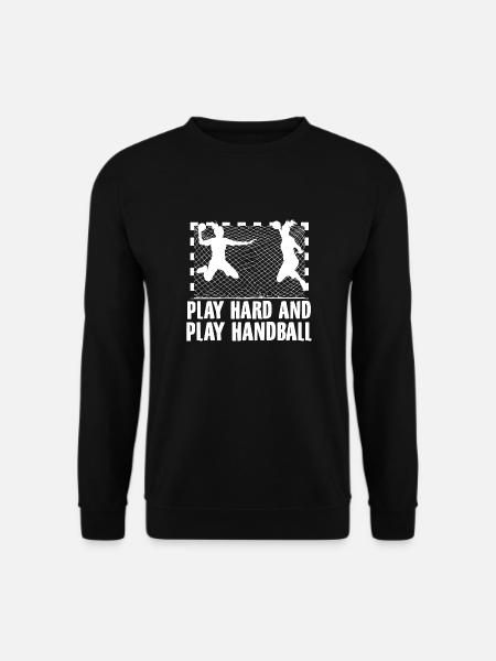 Handballer Sprüche | Handball Team Sport - Unisex Pullover - Schwarz